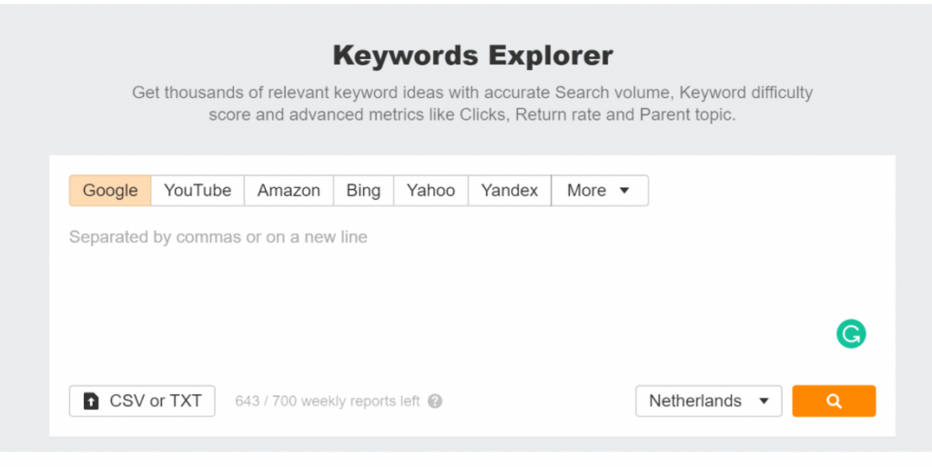 keyword-explorer-tool-ahrefs