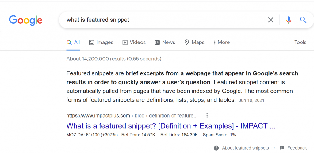 example-of-what-is-a-featured-snippet