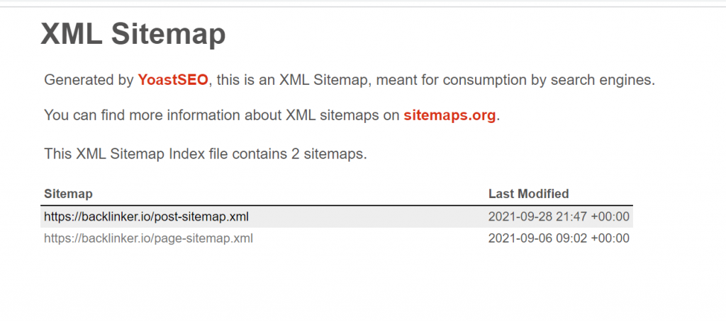 XML-sitemap-example-for-backlinker-technical-seo-audit