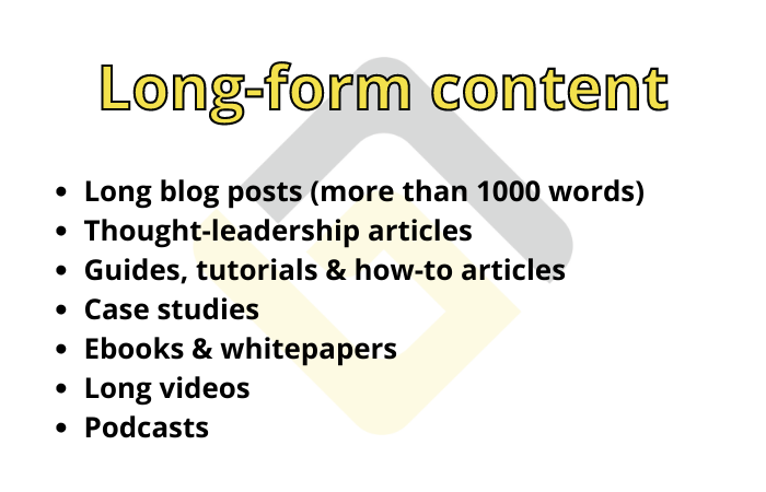 long-form content