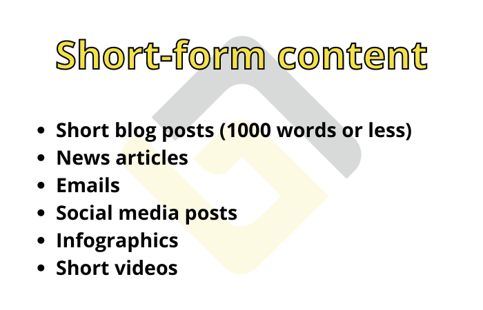 short-form content